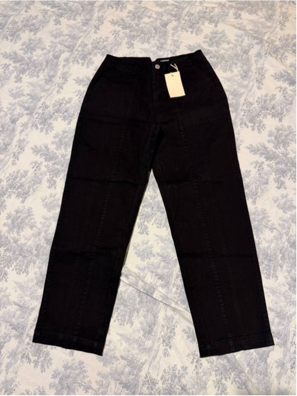 Flamingals Straight Leg Low Rise Barrel Pants S